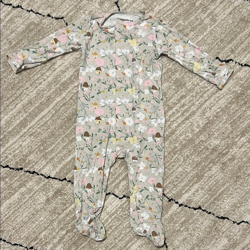 Floral Magnetic Me One Piece 6-9 month
